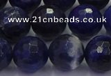 CSO605 15.5 inches 14mm faceted round sodalite gemstone beads