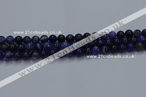 CSO612 15.5 inches 8mm round sodalite gemstone beads wholesale