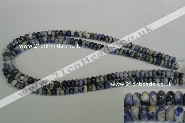 CSO62 15.5 inches 5*8mm rondelle sodalite gemstone beads wholesale