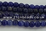 CSO631 15.5 inches 4mm round sodalite gemstone beads wholesale