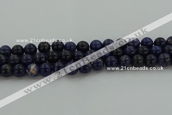 CSO635 15.5 inches 12mm round sodalite gemstone beads wholesale