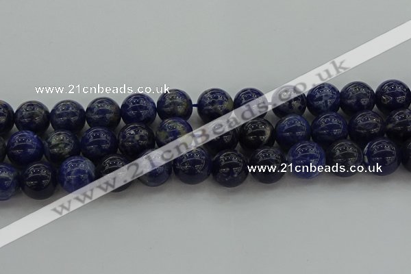 CSO636 15.5 inches 14mm round sodalite gemstone beads wholesale