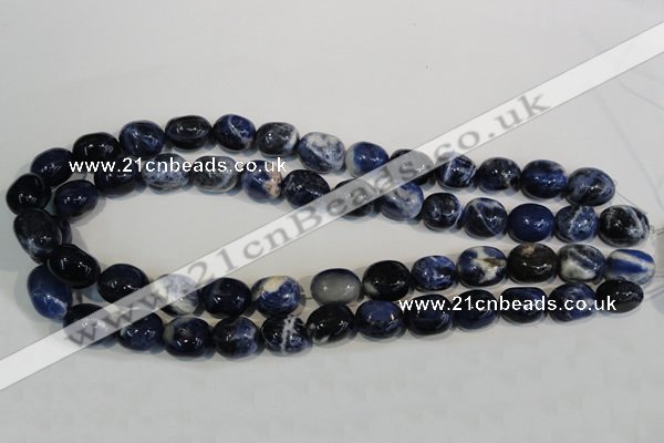 CSO64 15.5 inches 11*15mm nuggets sodalite gemstone beads wholesale