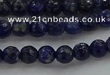 CSO642 15.5 inches 6mm faceted round sodalite gemstone beads