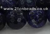 CSO648 15.5 inches 18mm faceted round sodalite gemstone beads