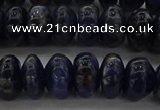 CSO654 15.5 inches 7*12mm rondelle sodalite gemstone beads