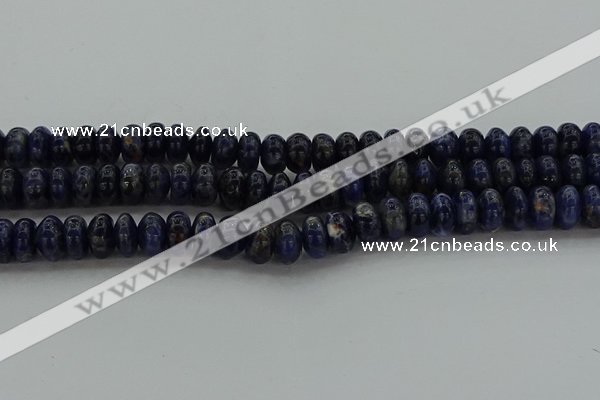 CSO654 15.5 inches 7*12mm rondelle sodalite gemstone beads