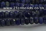 CSO661 15.5 inches 4*6mm faceted rondelle sodalite gemstone beads