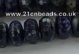 CSO665 15.5 inches 8*14mm faceted rondelle sodalite gemstone beads