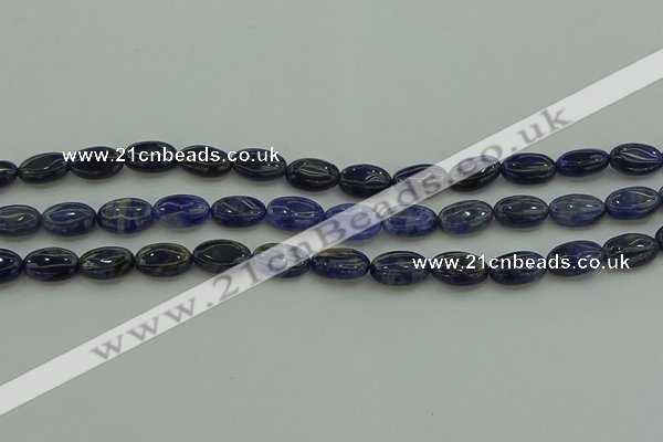 CSO678 15.5 inches 8*12mm oval sodalite gemstone beads