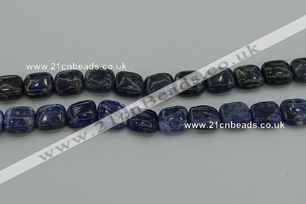 CSO689 15.5 inches 16*16mm square sodalite gemstone beads