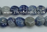 CSO80 15.5 inches 12mm flat round sodalite gemstone beads wholesale