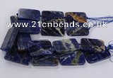 CSO822 15.5 inches 30*50mm - 32*52mm rectangle orange sodalite beads