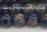 CSO832 15.5 inches 8mm round orange sodalite beads wholesale