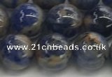 CSO833 15.5 inches 10mm round orange sodalite beads wholesale