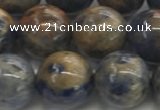 CSO834 15.5 inches 12mm round orange sodalite beads wholesale