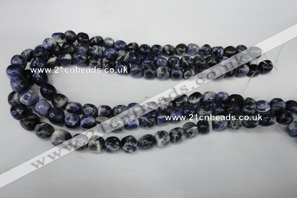 CSO86 15.5 inches 10*12mm nuggets sodalite gemstone beads