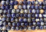 CSO958 15 inches 10mm round orange sodalite gemstone beads