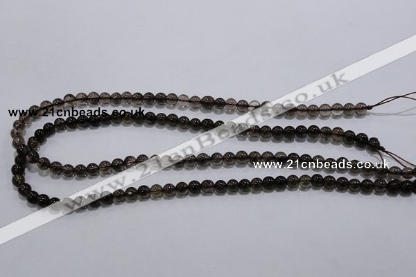 CSQ100 15.5 inches 6mm round grade AA natural smoky quartz beads