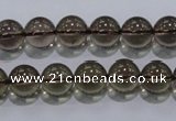 CSQ102 15.5 inches 10mm round grade AA natural smoky quartz beads