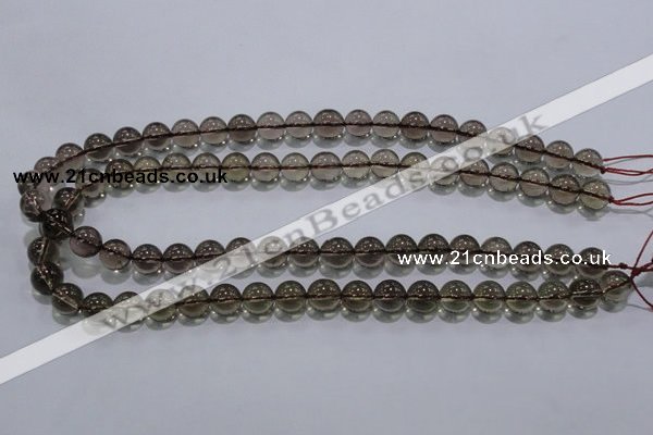 CSQ102 15.5 inches 10mm round grade AA natural smoky quartz beads