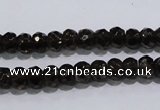 CSQ108 5*7mm faceted rondelle grade AA natural smoky quartz beads