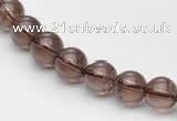 CSQ12 8mm round A grade natural smoky quartz beads Wholesale