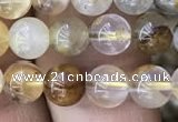 CSQ801 15.5 inches 6mm round scenic quartz beads wholesale