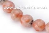 CSS01 12mm round natural indian sunstone beads Wholesale