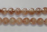 CSS16 15.5 inches 8mm round natural sunstone beads wholesale