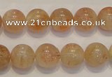 CSS18 15.5 inches 12mm round natural sunstone beads wholesale