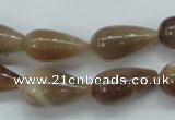 CSS202 15.5 inches 10*12mm teardrop natural sunstone beads