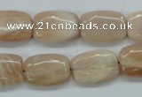 CSS211 15.5 inches 13*18mm rectangle natural sunstone beads