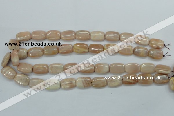 CSS211 15.5 inches 13*18mm rectangle natural sunstone beads