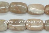 CSS212 15.5 inches 15*20mm rectangle natural sunstone beads