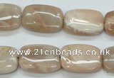 CSS212 15.5 inches 15*20mm rectangle natural sunstone beads