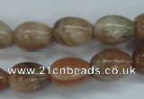 CSS248 15.5 inches 12*16mm teardrop natural sunstone beads