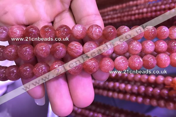 CSS310 15.5 inches 10mm round golden sunstone gemstone beads