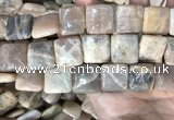 CSS425 15.5 inches 20*20mm square sunstone beads wholesale