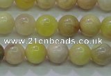 CSS602 15.5 inches 8mm round yellow sunstone gemstone beads