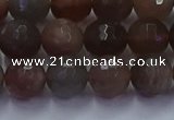 CSS643 15.5 inches 10mm faceted round sunstone gemstone beads