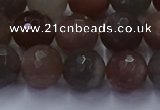 CSS644 15.5 inches 12mm faceted round sunstone gemstone beads wholesale