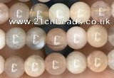 CSS690 15.5 inches 4mm round sunstone beads wholesale