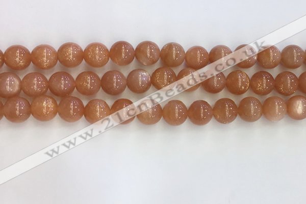 CSS710 15.5 inches 8mm round natural golden sunstone beads