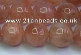 CSS715 15.5 inches 9mm round natural golden sunstone beads