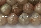 CSS722 15.5 inches 8mm round sunstone beads wholesale