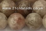 CSS724 15.5 inches 12mm round sunstone beads wholesale