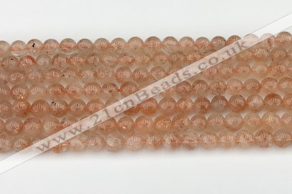 CSS751 15.5 inches 6mm round golden sunstone beads wholesale