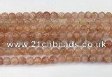 CSS761 15.5 inches 6mm round golden sunstone beads wholesale