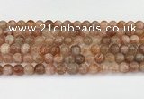 CSS763 15.5 inches 8mm round golden sunstone beads wholesale